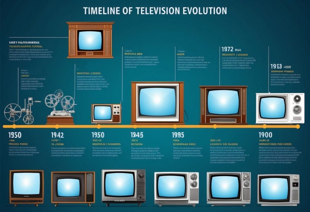 timeline of television evolution