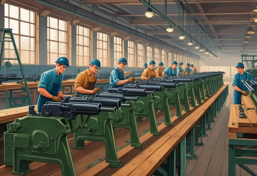 Invention of Machine Guns